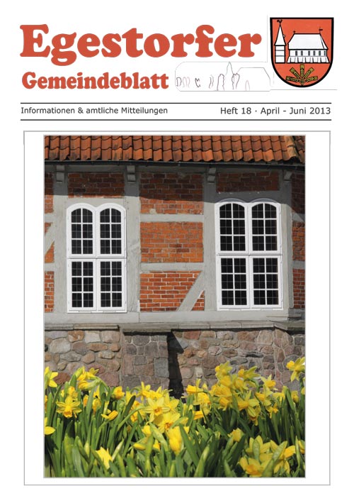 Egestorfer Gemeindeblatt Heft 18