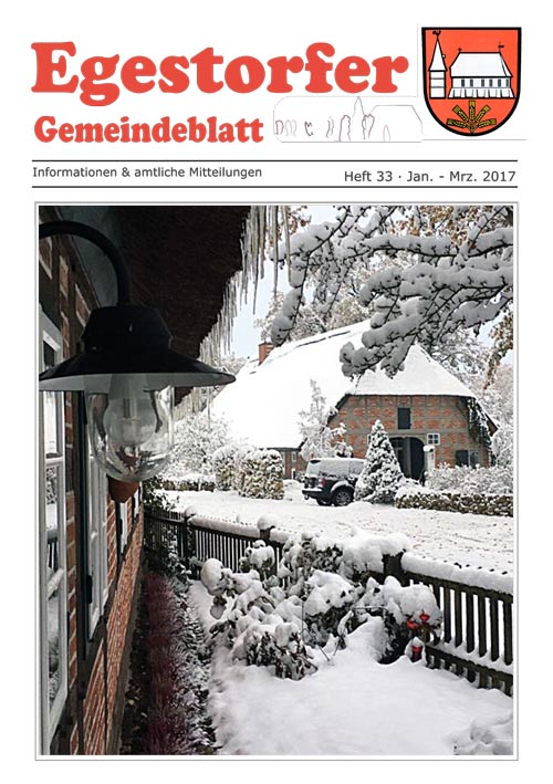 Egestorfer Gemeindeblatt Heft 33