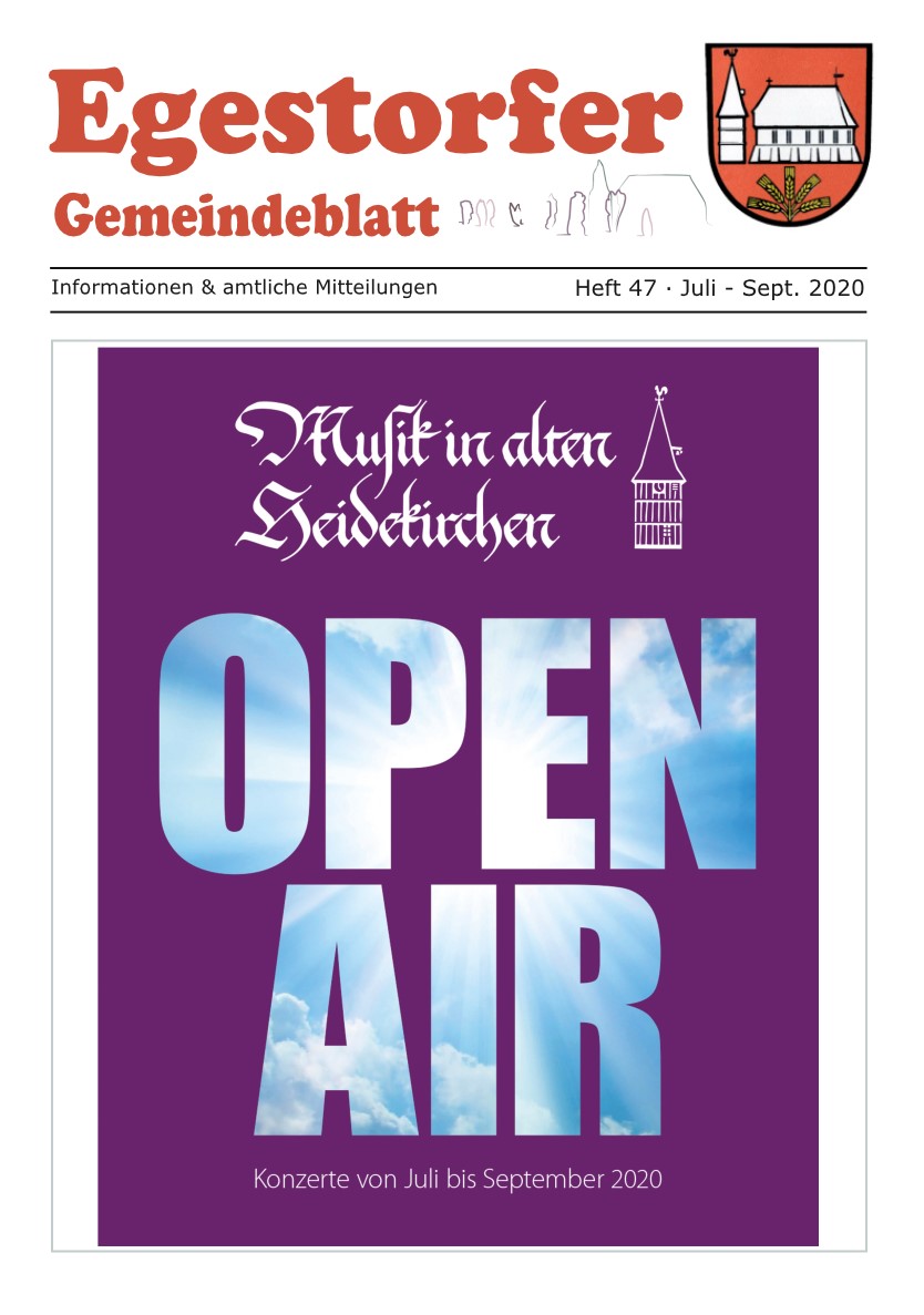 Egestorfer Gemeindeblatt Heft 47