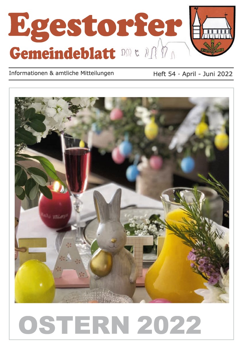 Egestorfer Gemeindeblatt Heft 54