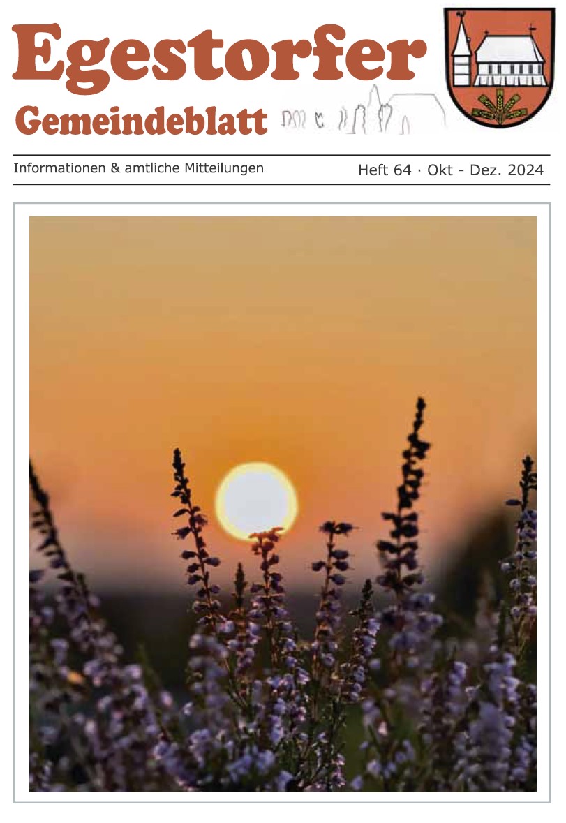 Egestorfer Gemeindeblatt Heft 64